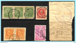 GREECE- GRECE - CRETE: Lot CRETAN Stamps With Canc. "CHANIA" Different - Kreta