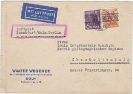 GERMANIA - BUSTA  - STORIA POSTALE  - VIAGGIATA - 1948 - Andere & Zonder Classificatie