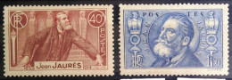 FRANCE                           N° 318/319                   NEUF*          Cote : 19 € - Unused Stamps