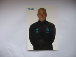 Football - Carte Real Madrid - Zinedine Zidane - Soccer