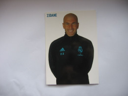 Football - Carte Real Madrid - Zinedine Zidane - Fussball