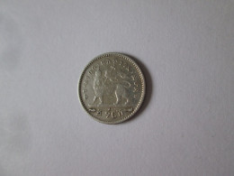 Ethiopia 1 Ghersh 1895 Argent Piece/Silver Coin - Etiopia