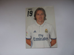 Football - Carte Real Madrid - Luka Modric - Voetbal
