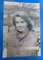 AUTOGRAPHE DE CATHERINE ALRIC SUR PHOTO - Actores Y Comediantes 