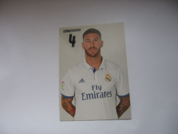 Football - Carte Real Madrid - Sergio Ramos - Fútbol