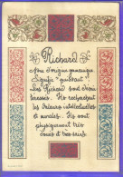 Carte Postale Prénom  Richard  Très Beau Plan - Prénoms