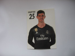 Football - Carte Real Madrid - Thibaut Courtois - Voetbal