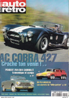 Auto Retro N° 233 2000, AC Cobra 427, Peugeot 204/304 Cabriolet, Citroën DS PLR Michelin, Opel Commodore Coupé - Publicités