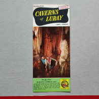 The Beautiful Caverns Of Luray Virginia USA, Vintage Tourism Brochure, Prospect, Guide (pro3) - Dépliants Turistici