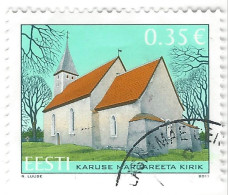 2011 Church Of St. Margaret Of Karuse, Estonia, USED - Estonia