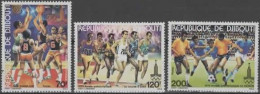 RÉP. De DJIBOUTI :1979: Y.509-11 : ## Année Préolympique ##.  @§@ Basket-ball – Course à Pied – Football @§@ - Summer 1980: Moscow