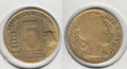 Argentine 5 Centavos 1950, Argentina, - Argentine