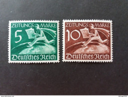 GERMANIA GERMANY ALLEMAGNE DEUTSCHLAND 1939 Portalettere E Globo- Francobolli Per Giornali Zeitungs Marke MNH - Neufs