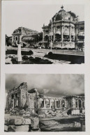 C. P. A. Photo : 17 : ROYAN : Le Casino, "Avant" Et "Après" Le Bombardement, Timbre En 1947 - Royan