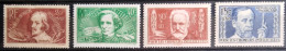 FRANCE                           N° 330/333                   NEUF*          Cote : 35 € - Unused Stamps