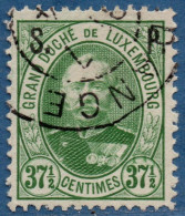 Luxemburg Service 1891 37½ C S.P. Overprint (perforated 12½) Cancelled - Dienstmarken