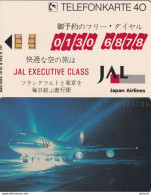 GERMANY - Japan Airlines/Boeing 747, JAL Executive Class(Japanish Text)(K 534 B), Tirage 2200, 10/91, Mint - K-Series : Serie Clientes