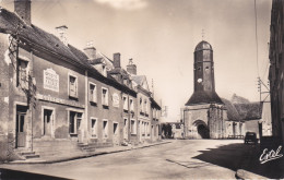 SAINT CYR LA ROSIERE PLACE DE L EGLISE CPSM PETIT FORMAT ANNEE 1957 - Sonstige & Ohne Zuordnung