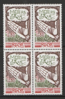 N° 2013 Métiers Des Arts: Beau Bloc De 4 Timbres Neuf Impeccable - Unused Stamps