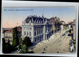 10721436 Lausanne VD Lausanne Bank Cantonale Et Post X Lausanne - Other & Unclassified