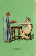 - Pays Div. -ref-EE838- Egypte - Egypt - Illustrateur E. B. Norton - L Odorat - Humour -edit. The Cairo Postcard Trust - - Otros & Sin Clasificación