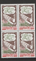 N° 2013 Métiers Des Arts: Beau Bloc De 4 Timbres Neuf Impeccable - Unused Stamps