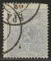 Belgie  .   OBP    .    24  (2 Scans)      .   O     .   Gestempeld     .   /   .   Oblitéré - 1866-1867 Blasón