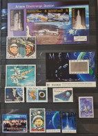 Collection De Timbres Sur Le Thème De L'espace. - Verzamelingen (zonder Album)