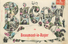 27* BEAUMONT LE ROGER   « un Becot »  Multi-vues     RL40,0264 - Beaumont-le-Roger