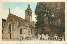 37* VOUVRAY  Place Sadi Carnot – Eglise      RL40,0906 - Vouvray