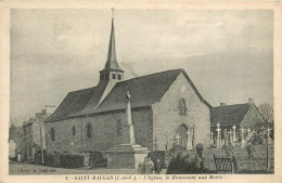 35* ST MAUGAN  Eglise Et Le Monument Aux Morts      RL40,0822 - Otros & Sin Clasificación