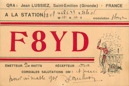 33* ST EMILION  Carte Radio Amateur         RL40,0699 - Radio