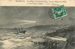 64* BIARRITZ Naufrage A La Grande Plage       RL40,1438 - Biarritz