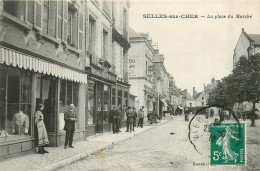 41* SELLES S/CHER  Place Du Marche       RL40,1311 - Selles Sur Cher