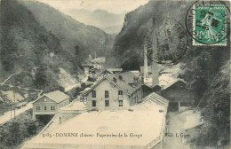 38* DOMENE  Papeterie De La Gorge      RL40,1144 - Autres & Non Classés