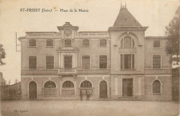 38* ST PRIEST  Place De La Mairie       RL40,1140 - Autres & Non Classés