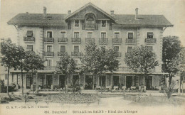 38* URIAGE LES BAINS  Hotel Des Alberges      RL40,1115 - Uriage