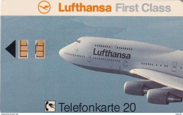 GERMANY - Lufthansa/First Class(K 365), Tirage 20000, 07/91, Mint - K-Reeksen : Reeks Klanten