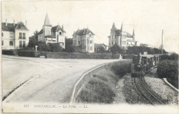 C. P. A. : 17 : ROYAN : Pontaillac : Les Villas, Train, Timbre En 1911 - Royan