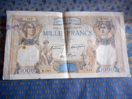 BILLET 1000 FRANCS TYPE CERES ET MERCURE Du 21 Septembre 1939 - M.7691 362 - 1 000 F 1927-1940 ''Cérès E Mercure''