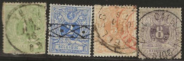 Belgie  .   OBP    .    26/29    .   O     .   Gestempeld     .   /   .   Oblitéré - 1869-1888 Liggende Leeuw