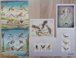 Angola 2000, Birds Of Prey Eagle, Six MNH S/S - Angola