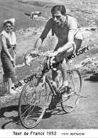 PHOTO CYCLISME REENFORCE GRAND QUALITÉ ( NO CARTE ), FAUSTO COPPI 1952 - Radsport