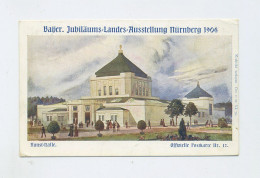 1906 Bayern Frank. Farbkarte Landesausstellung Nürnberg Kunsthalle Offizelle Postkarte Nr. 12 - Nürnberg