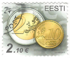 2011 Estonia - Accession To The Euro - Estland