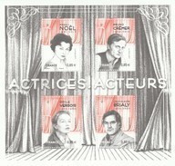 FRANCE 2017 BLOC NEUF ACTRICES - ACTEURS - F 5174 - Mint/Hinged