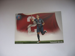 Football - Carte PSG - Thiago Silva - Voetbal