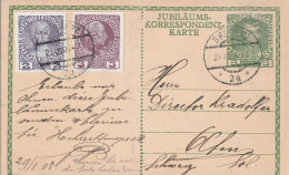 Autriche Entier Postal Illustré Bregenz Pour La Suisse 1908 - Postkarten