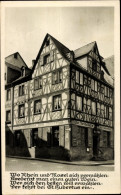 CPA Koblenz, Althistorisches Weinhaus Zum Hubertus, Florinsmarkt, Wein-Gedicht - Autres & Non Classés