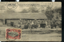 Carte Avec Vue: N° 43 - 28 ( Huilerie Au Bord Du Fleuve Dans L'île De Malaba ) Obl. KABINDA  - 01/02/23 Vers Egypte - Ganzsachen